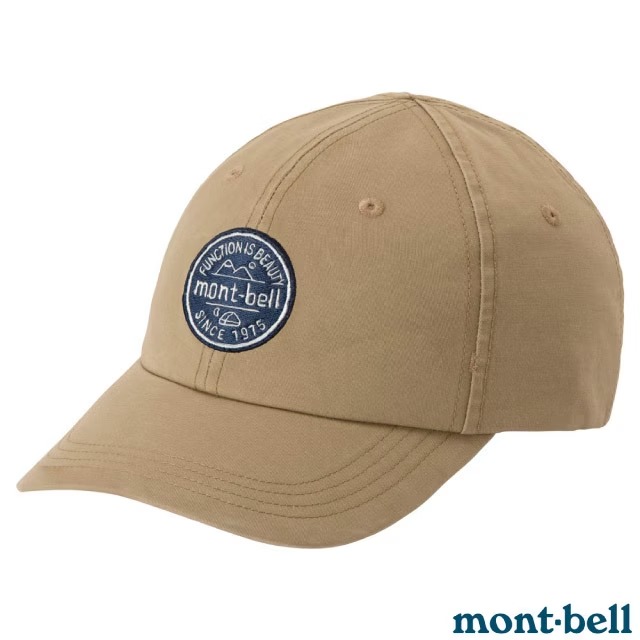 【mont-bell 】WO STRETCH COTTON SMOOTH CAP#1 棒球帽/2108194 TN 黃褐✿30E010